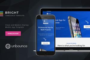bright-unbounce-startup-landing-page