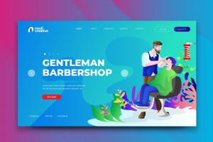 gentleman-barbershop-web-psd-and-ai-vector