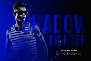 shadow-fighter-photoshop-action